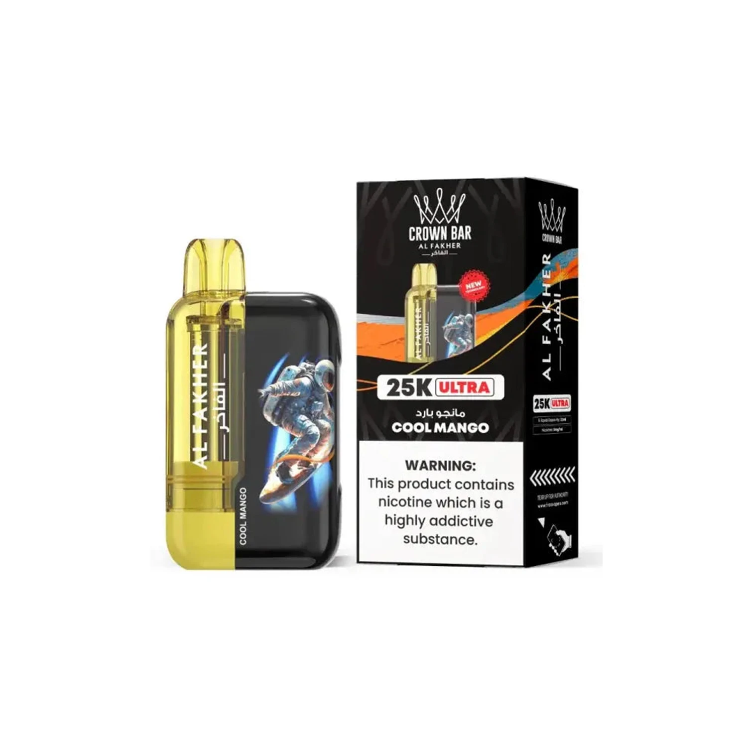 Al Fakher Crown Bar Vape 25K Ultra 4 Al Fakher Crown Bar Vape 25K Ultra - Image 4