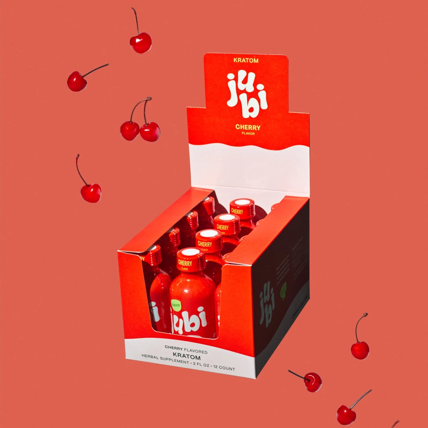 Jubi Kratom Cherry 50mg (Energy) - Image 2
