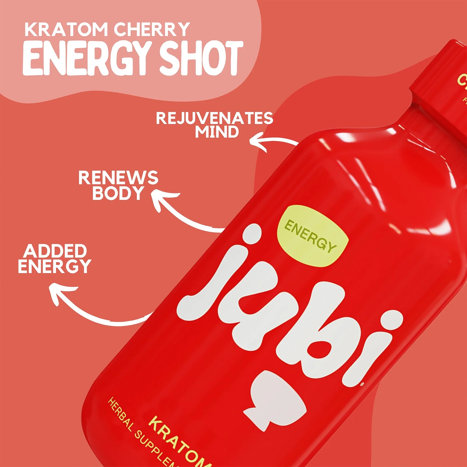 Jubi Kratom Cherry 50mg (Energy) - Image 3