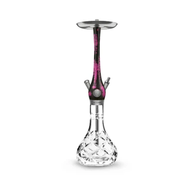 Wookah Black Pink Body & Base Bloom