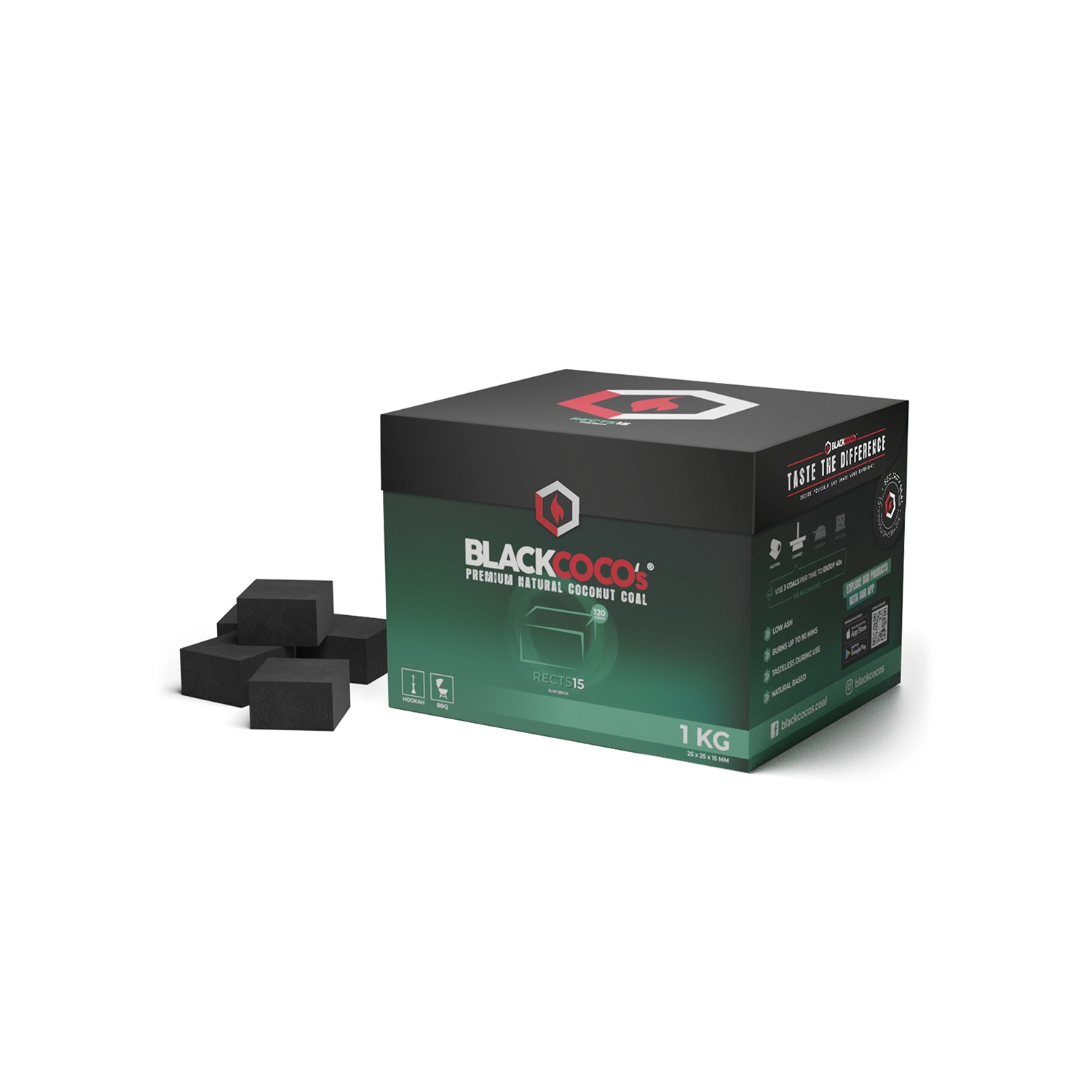 BlackCoco's Charcoal RECTS15 Box 1kg