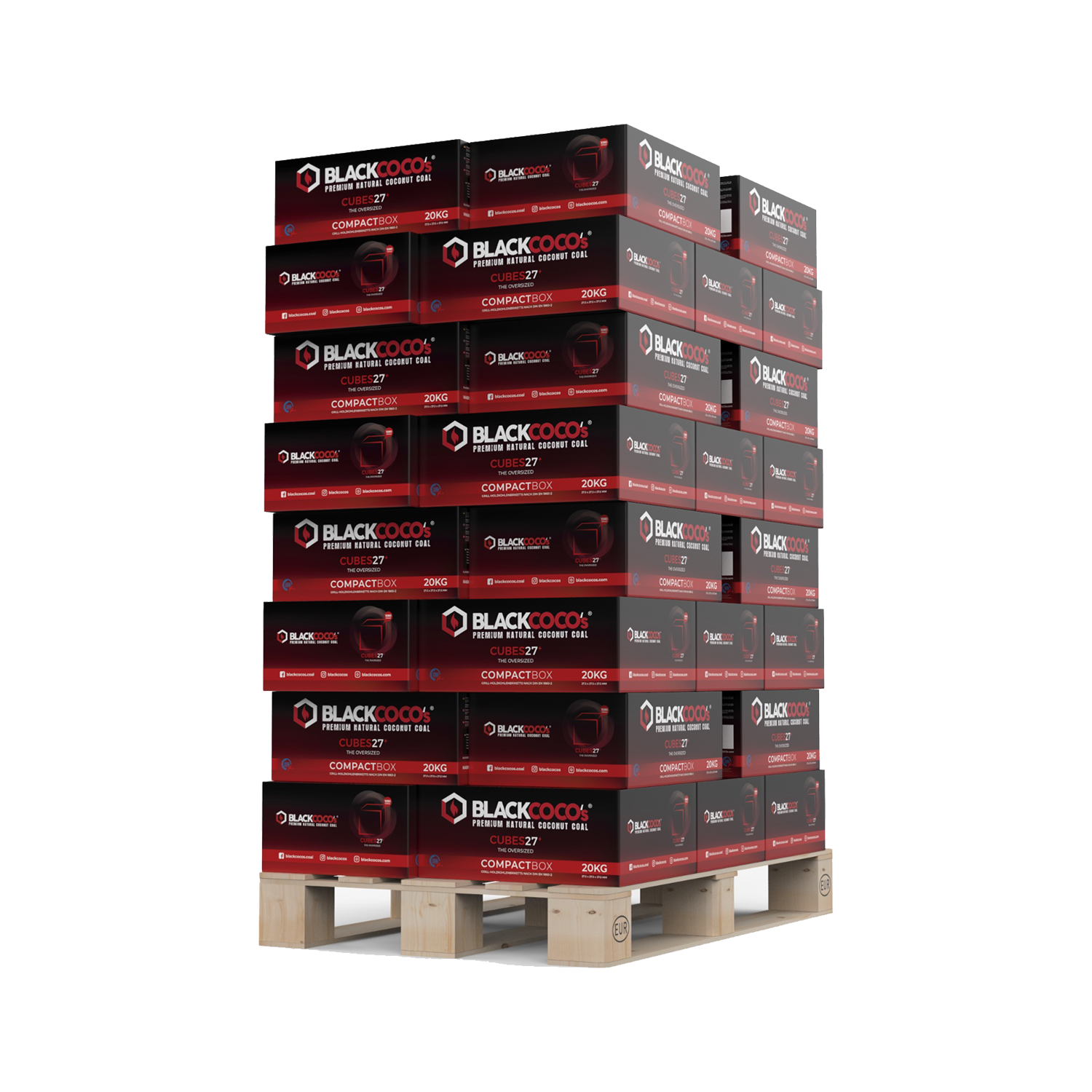 BlackCoco's Charcoal CUBE 27+ Box 1kg - Image 2