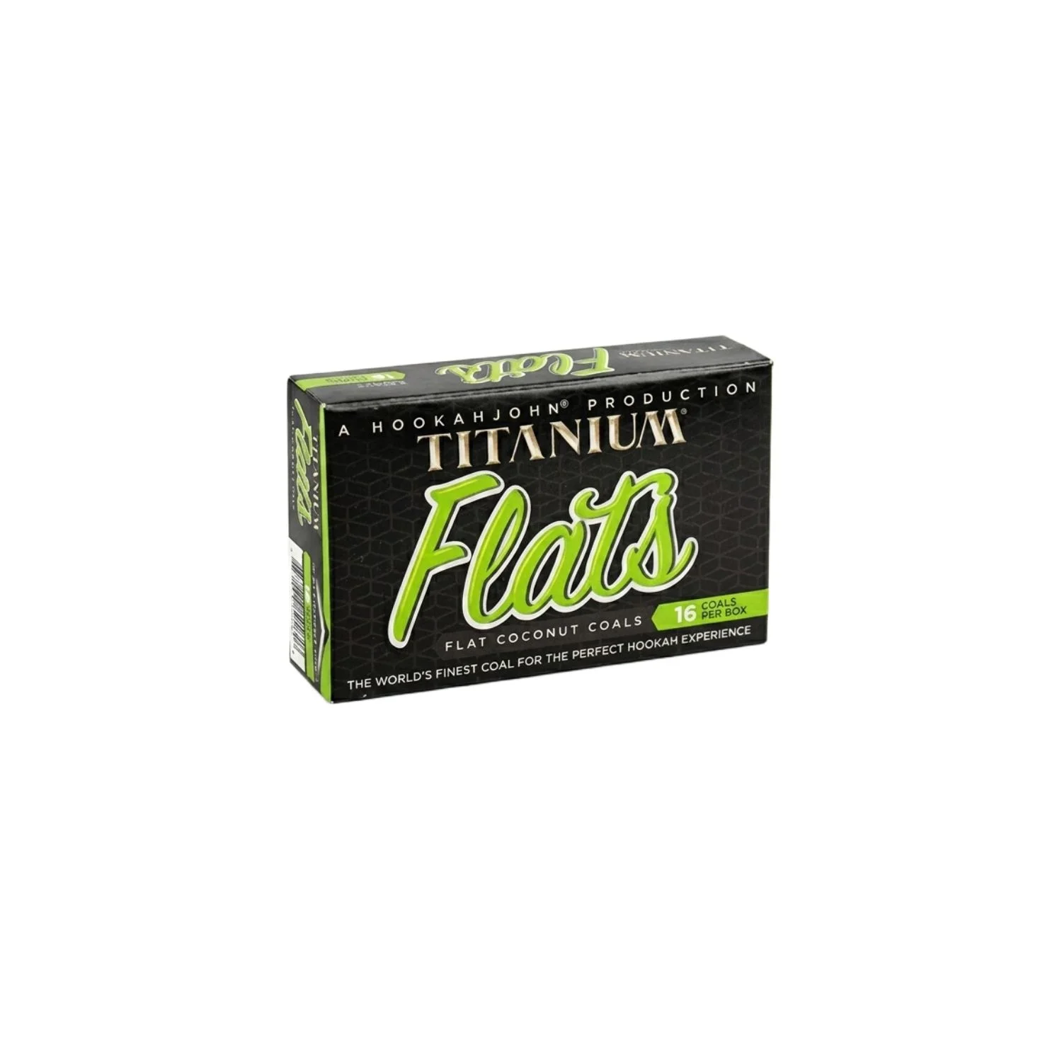 Titanium Flats Charcoal 16 pcs